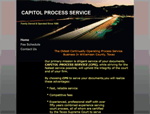 Tablet Screenshot of capitolprocessservice.com